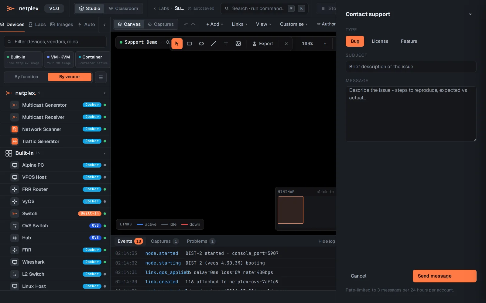 Step 2: Get support and send diagnostics