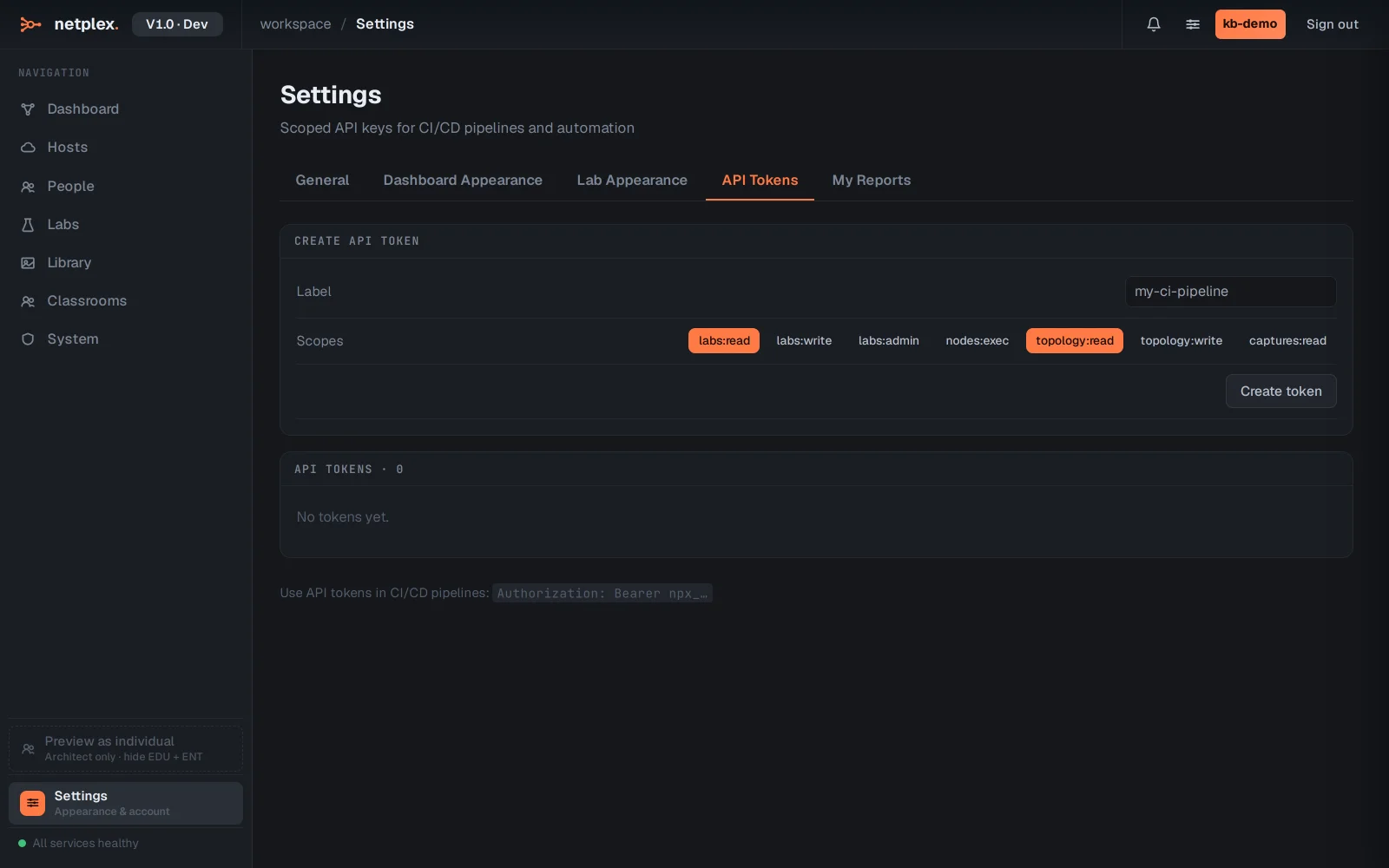 Step 4: Browse and change the global settings