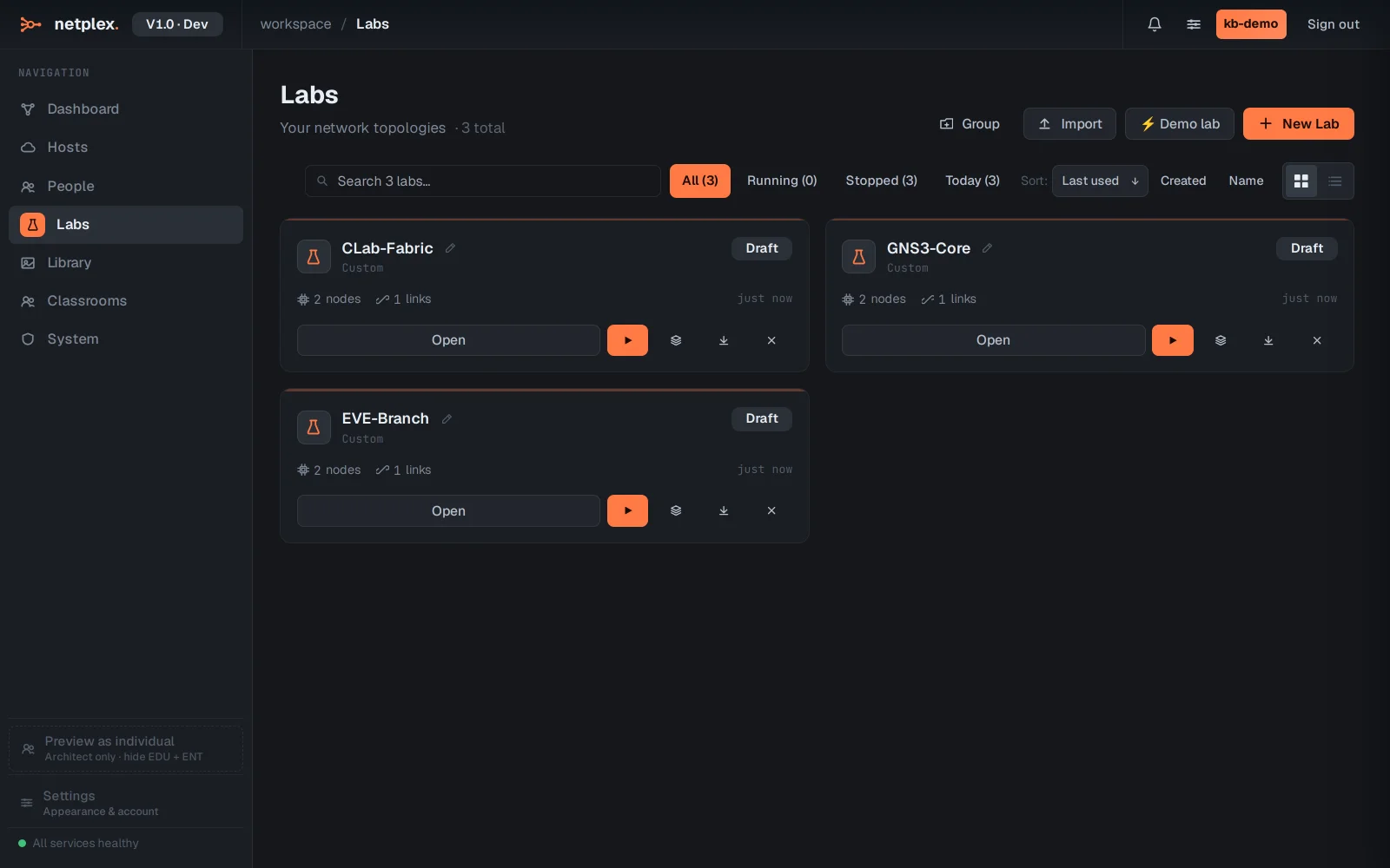 Step 4: Import from EVE-NG, GNS3 or ContainerLab