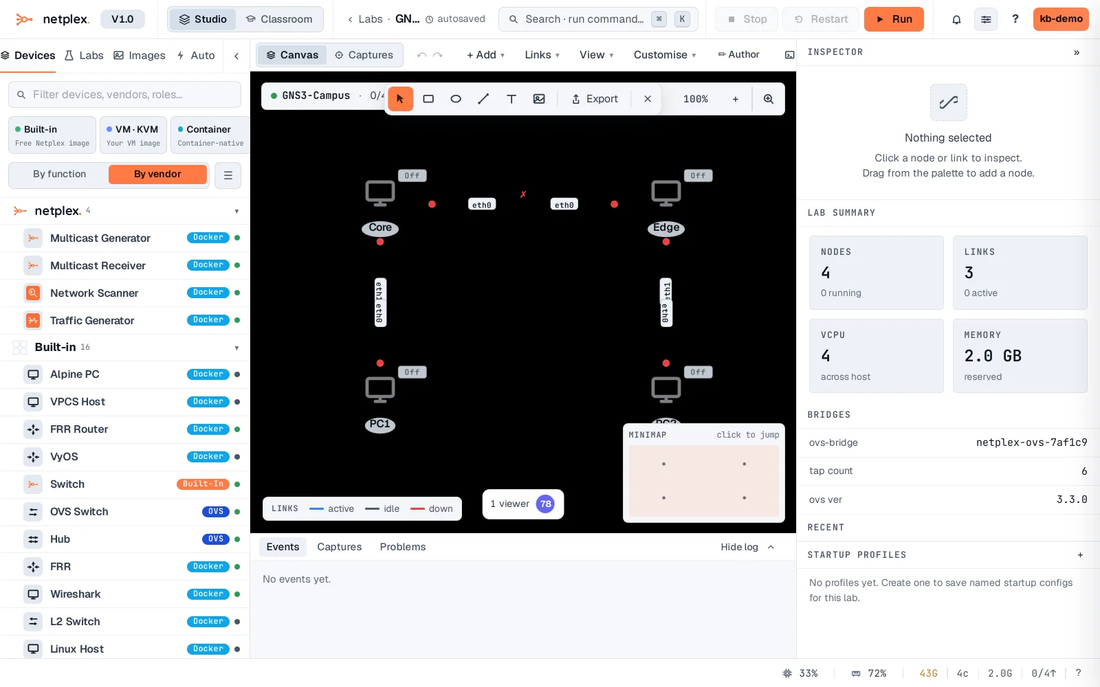 Step 4: How to migrate a GNS3 project to netplex