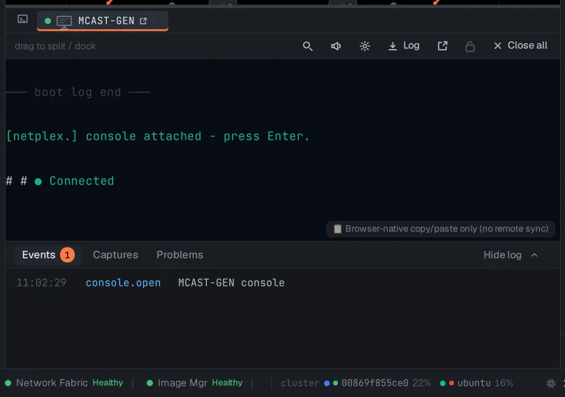 Step 2: Test multicast with the generator and receiver