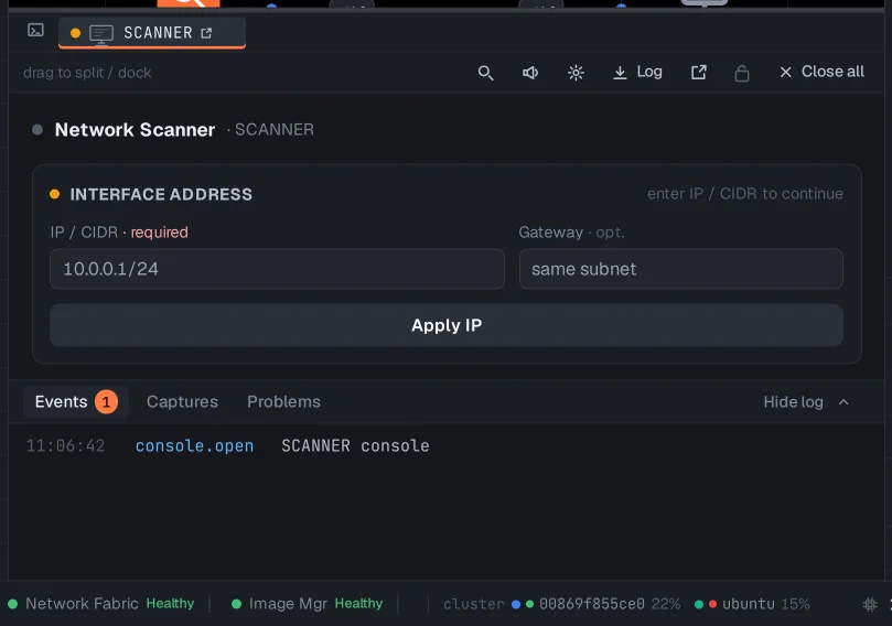 Step 2: Scan your lab with the Network Scanner