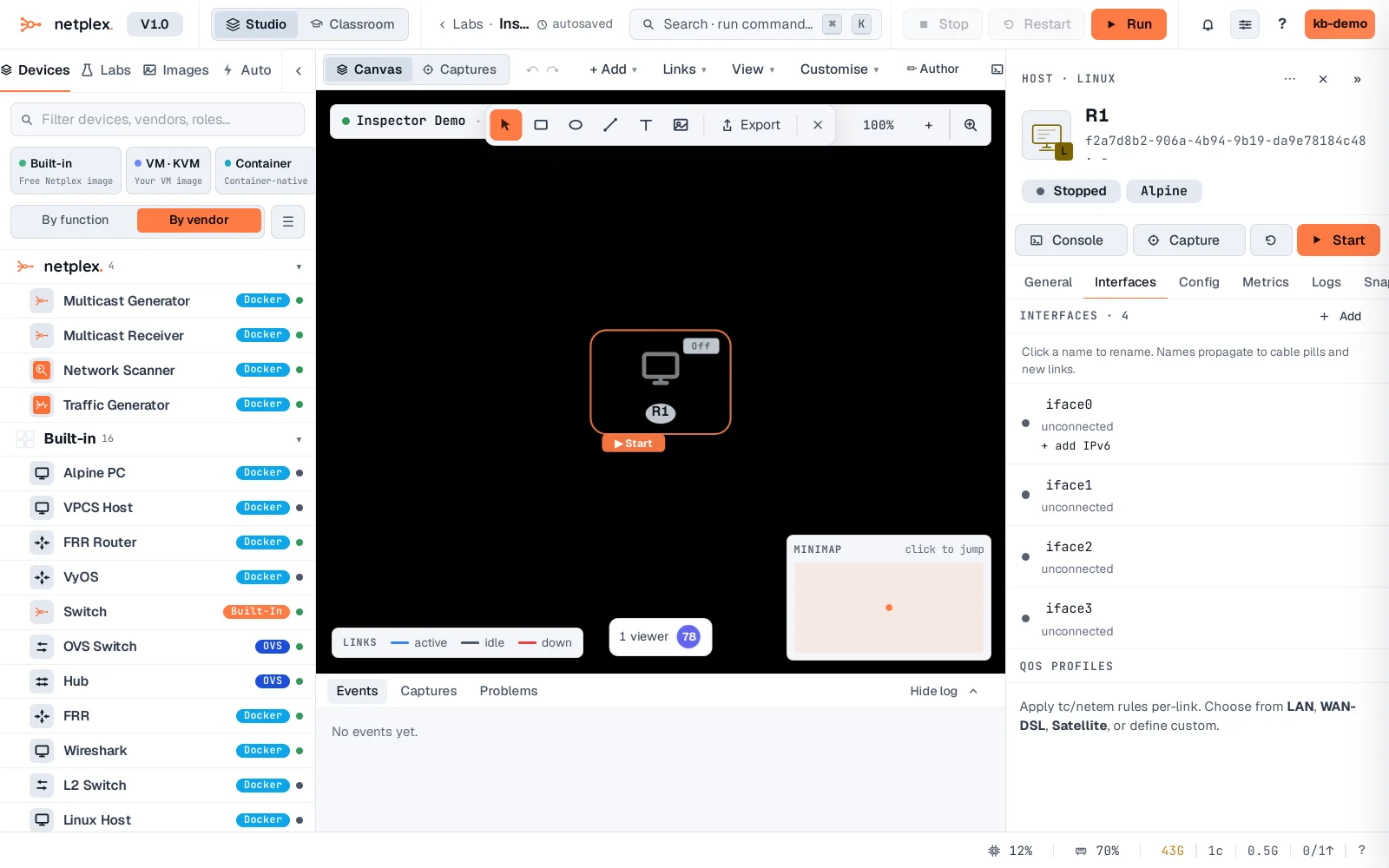 Step 2: The node Inspector