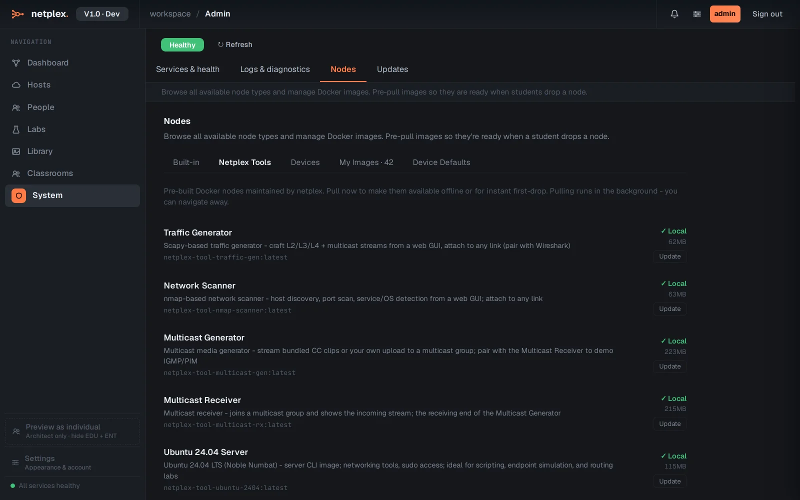 Step 2: Pre-pull tool images for offline use