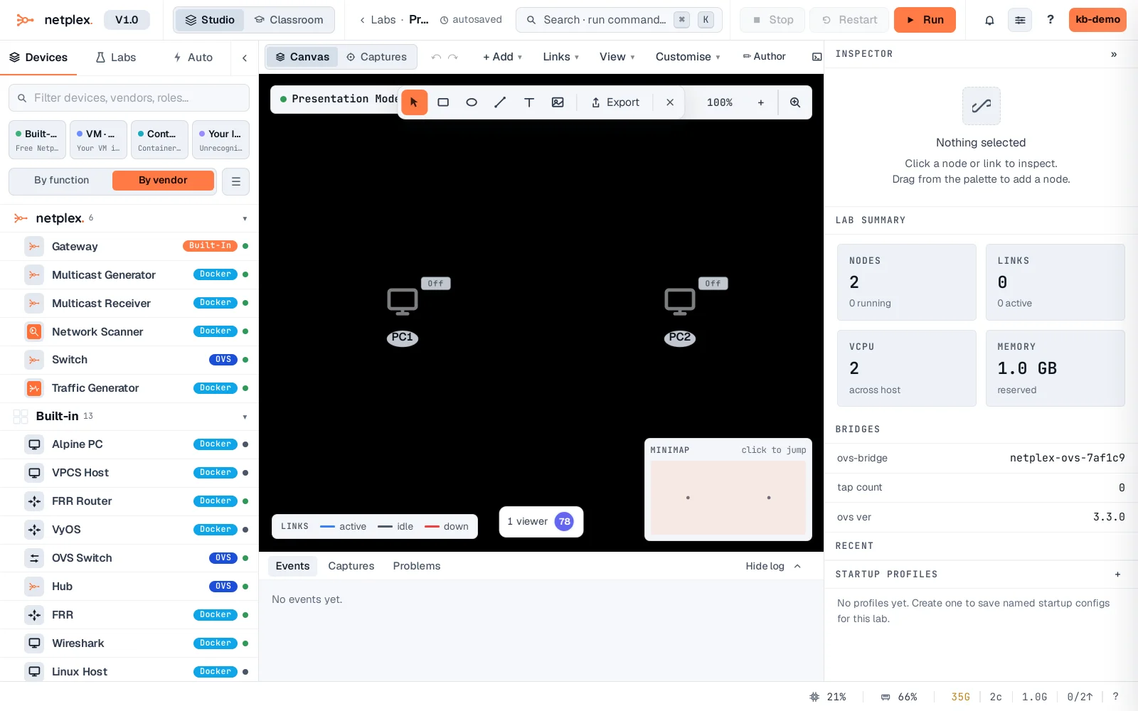 Step 3: Presentation Mode: laser pointer and live annotations
