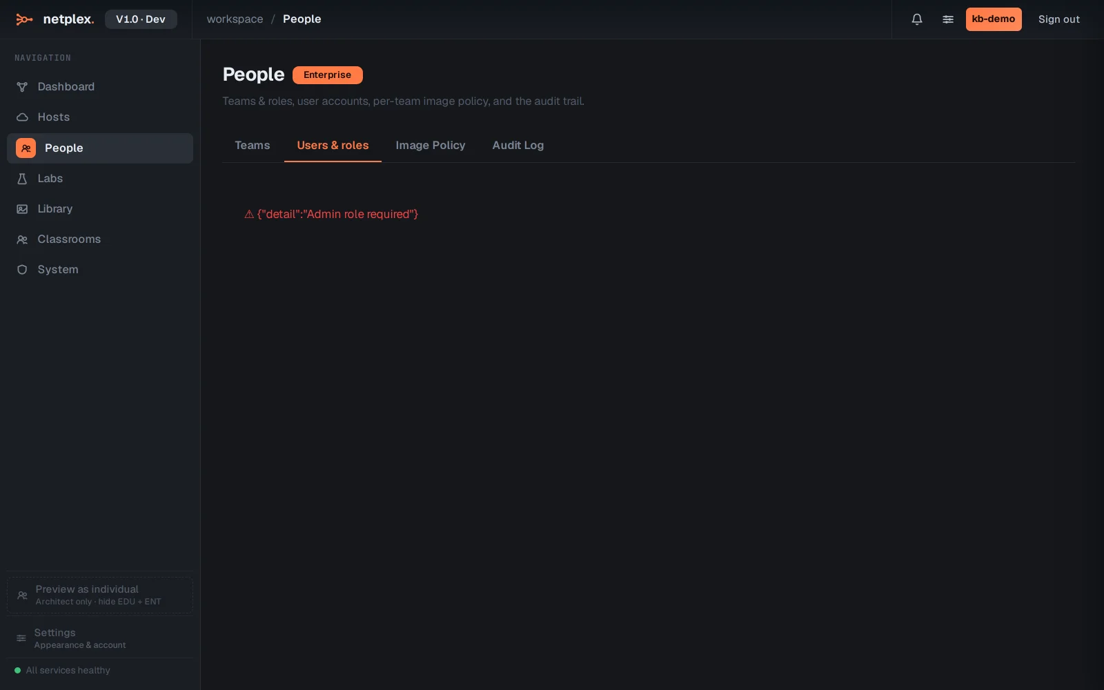 Step 1: Assigning roles: who gets admin access